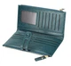 Стильний женский кошелек на молнии из искусственной кожи, Dark Green - изображение 7