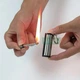 Огниво вечная спичка бензиновая бесконечная туристическая зажигалка для розжига огня, круглая - изображение 9