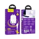 Адаптер сетевой Hoco Type-C to Lightning Cabel Start three-port charger N33 |1USB/2Type-C, PD/QC, 35W/3A| белый - изображение 8