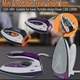 Утюг DSP Mini Travel 1200Вт подача пара, складная ручка, выбор напряжения KD1068 Orang (KD1068VDSP) - изображение 3