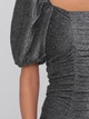 Платье вечернее короткое летнее женское H&M Divided 0921447 XS Серое (7000000000879) - изображение 6