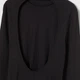 Платье миди осеннее женское H&M 0931353 S Черное (7000000000925) - изображение 2