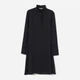 Платье миди осеннее женское H&M 0945369 XS Черное (7000000000978) - изображение 1
