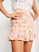 Юбка мини летняя прямая женская Stradivarius 4658/638/004 L Белая (SZ04658639004041) - изображение 4