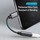 Переходник Type-C на наушники mini jack 3.5mm AUX BASEUS L54 (0.09m, DAC). Gray - изображение 8
