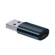 Адаптер перехідник USB на Type-C швидкісний USB 3.1 Gen1 Baseus Ingenuity Series Mini OTG. Blue - зображення 3