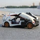 Машинка Pagani Huayra Dinastia игрушка моделька металлическая коллекционная 20 см Белый (3987553) - изображение 7