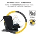 Автокрісло Kinderkraft Oneto3 i-Size Graphite Black (KCONE300BLK0000) - зображення 12