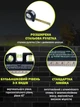 Лазерный уровень со встроенной рулеткой и линейкой 4 в 1 нивелир + пузырьковый уровень - изображение 5