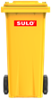 Мусорный контейнер SULO 500 х 933 х 550 мм 120 л Желтый (MGB.Y 120) - изображение 4