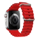 Силиконовый ремешок Fruct Ocean для Apple Watch 42/44/45/46/49 mm Red - изображение 2