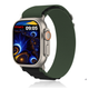 Нейлоновий ремінець Fruct Alpine Loop for Apple Watch 42/44/45/46/49 mm Green Black - зображення 1