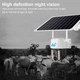 Уличная Wi-Fi камера видеонаблюдения 4G с солнечной панелью Smart VC3-4G 4Мп, слот Sim карты, с вращением, датчик движения, ночная съёмка, двухстороннее аудио + Карта памяти 64Гб - изображение 6