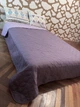 Двустороннее стеганое покрывало Duet 150х212 Violet Микрофибра Полуторный Фиолетовый - изображение 2