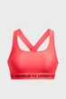 Жіночий кораловий спортивний топ Crossback Mid Bra Under Armour S 1361034-629 - изображение 3