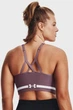 Жіночий фіолетовий топ спортивний UA Seamless Low Long Bra Under Armour XS 1357719-500 - зображення 3