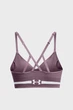 Жіночий фіолетовий топ спортивний UA Seamless Low Long Bra Under Armour XS 1357719-500 - зображення 6