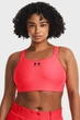 Жіночий кораловий спортивний топ UA HG Armour High-BLK Under Armour L 1379195-628 - изображение 1