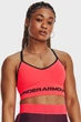 Жіночий спортивний кораловий топ UA Seamless Low Long Bra Under Armour XS 1357719-629 - зображення 3