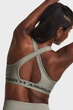 Жіночий спортивний сірий топ Crossback Mid Bra Under Armour S 1361034-504 - зображення 4