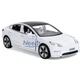 Коллекционная машинка Tesla Model 3 моделька металлическая игрушка 15 см Белый (7355484) - изображение 3