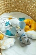 Детский мобиль на кроватку для младенцев ручной работы WooolyWool «Мышонок» - изображение 8