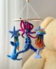 Детский музыкальный мобиль на кроватку для младенцев WooolyWool «Подводный мир» с 35 мелодиями - изображение 7