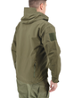 Легкая тактическая летняя куртка (ветровка, парка) с капюшоном Warrior Wear JA-24 Olive Green L - изображение 9