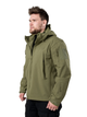 Тактична демісезонна куртка Eagle Soft Shell JA-23 на флісі Green Olive 5XL - зображення 3