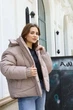 Зимняя женская куртка UF-Fashion 304 - dvs 42 пудра - изображение 5