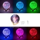 Ночник Светильник настольный 3D Moon COLOR Light Lamp Луна на пульте и сенсорное управление 15 см с аккумулятором 16 цветов GS-3153 - изображение 4