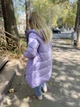 Пальто подростковое Armarria 3381 158 см Лиловый - изображение 8