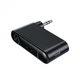 Bluetooth ресивер Автомобільний FM-трансмітер Baseus Qiyin AUX Car Bluetooth Receiver Аудіо адаптер Black (WXQY-01) - зображення 4
