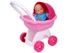 Детская розовая коляска для кукол Technok Toys 8256 - изображение 3