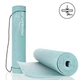 Килимок для йоги та фітнесу PowerPlay 4010 PVC Yoga Mat М'ятний (173x61x0.6) - зображення 1