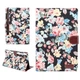 Чохол Deexe Peony Pattern для Samsung Galaxy Tab S7 Plus (T970/975) / S8 Plus (T800/806) - Black - зображення 1