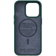 Чехол накладка Njord Salmon Leather MagSafe Case Green для iPhone 14 Pro Max (NA44SL02) - изображение 2