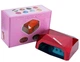 Лампа для маникюра гибридная ультрафиолетовая CCFL + LED УФ 36W Quick Nail Lamp UKC выдвижное дно Red - изображение 8