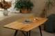 Обідній стіл з дубу з епоксидною смолою Oval oak 73х157х78см - изображение 3