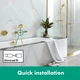 Шланг для душа HANSGROHE ISIFLEX 1600мм силиконовый золото 28276990 - изображение 4