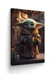 Картина FNBK Грогу с кофе, Бейби Йода (Mandalorian, Star Wars, Мандалорец, Звездные войны) 30x40 см - изображение 2