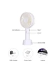 Вентилятор акумуляторний ручний Portable Fan White з підставкою та USB-зарядкою (54522W) - зображення 2