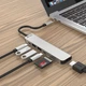 USB Type-C Хаб переходник концентратор Kerui 7 в 1 для MacBook HDMI SD TF кардридер - изображение 5