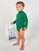 Детский теплый боди-гольф для новорожденных мальчиков Smil 102752 68 см Зеленый (4824039299633) - изображение 5