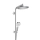 Душевая система с термостатом HANSGROHE Crometta S с верхним душем и изливом латунь хром 27320000 - изображение 2