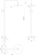 Душевая система GLOBUS LUX GLA-0002N-10-BB с верхним душем и изливом латунь черная 000021921 - изображение 2