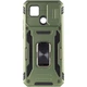 Ударостійкий чохол Camshield Army Ring для Xiaomi Redmi 9C/10A Зелений - зображення 4