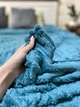 Плед покривало Євро Шарпей 200х220 Бірюзовий Бамбук - зображення 2
