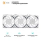 Система жидкостного охлаждения EKWB EK-Nucleus AIO CR360 Lux D-RGB White (3831109897850) - изображение 12
