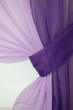 Кухонний комплект штор VR-Textil № 017к на карниз 1-1.5 м 265х170 см Фіолетово-бузковий (52-0059) - зображення 3